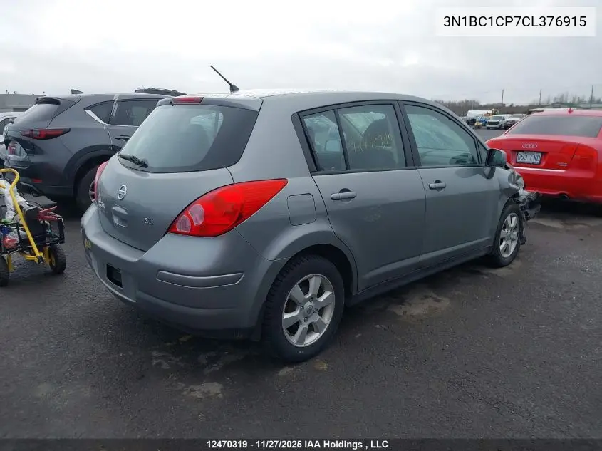 3N1BC1CP7CL376915 2012 Nissan Versa 1.8 S/1.8 Sl