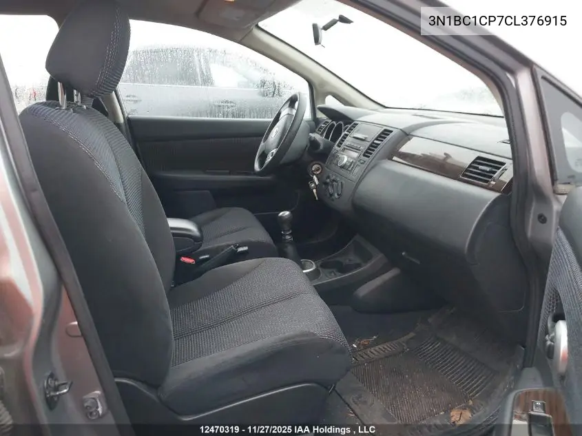 3N1BC1CP7CL376915 2012 Nissan Versa 1.8 S/1.8 Sl