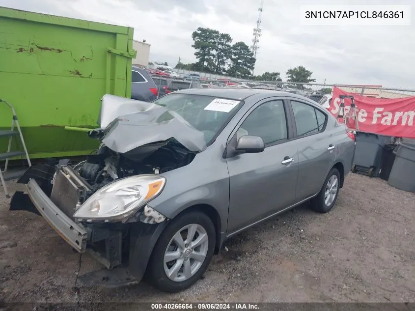 2012 Nissan Versa 1.6 Sl VIN: 3N1CN7AP1CL846361 Lot: 40266654