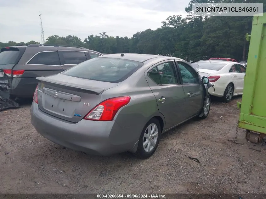 2012 Nissan Versa 1.6 Sl VIN: 3N1CN7AP1CL846361 Lot: 40266654