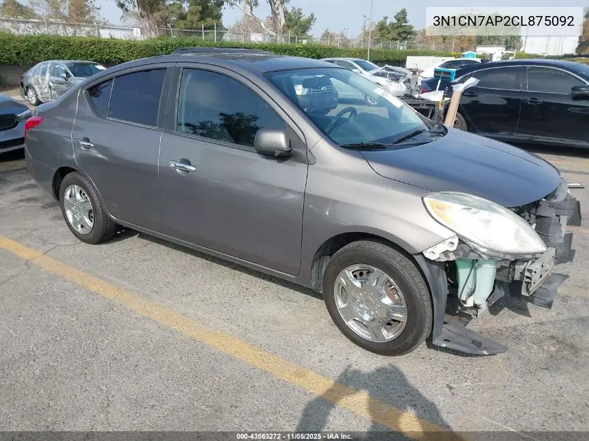 3N1CN7AP2CL875092 2012 Nissan Versa 1.6 Sv