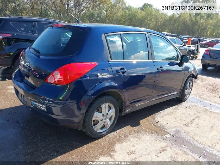 3N1BC1CP0CK267167 2012 Nissan Versa 1.8 S