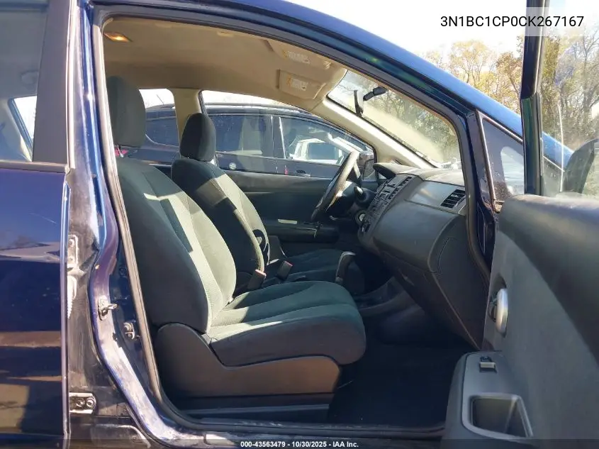 3N1BC1CP0CK267167 2012 Nissan Versa 1.8 S