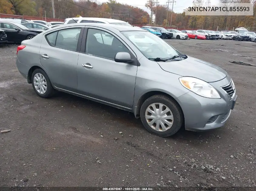 3N1CN7AP1CL855593 2012 Nissan Versa 1.6 Sv