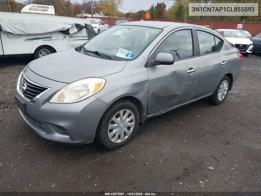 3N1CN7AP1CL855593 2012 Nissan Versa 1.6 Sv