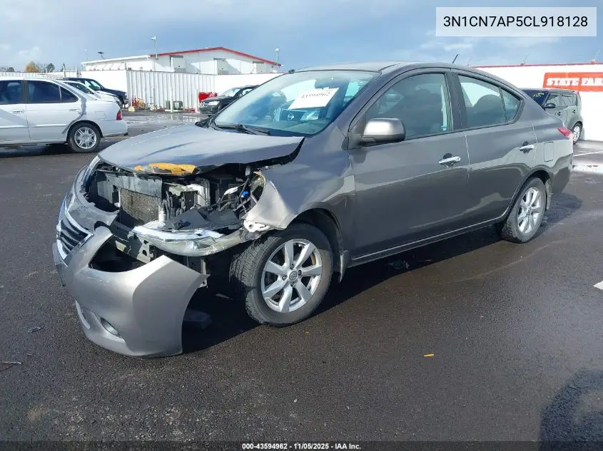 3N1CN7AP5CL918128 2012 Nissan Versa 1.6 Sl