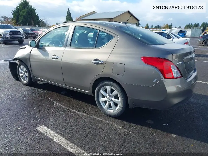 3N1CN7AP5CL918128 2012 Nissan Versa 1.6 Sl