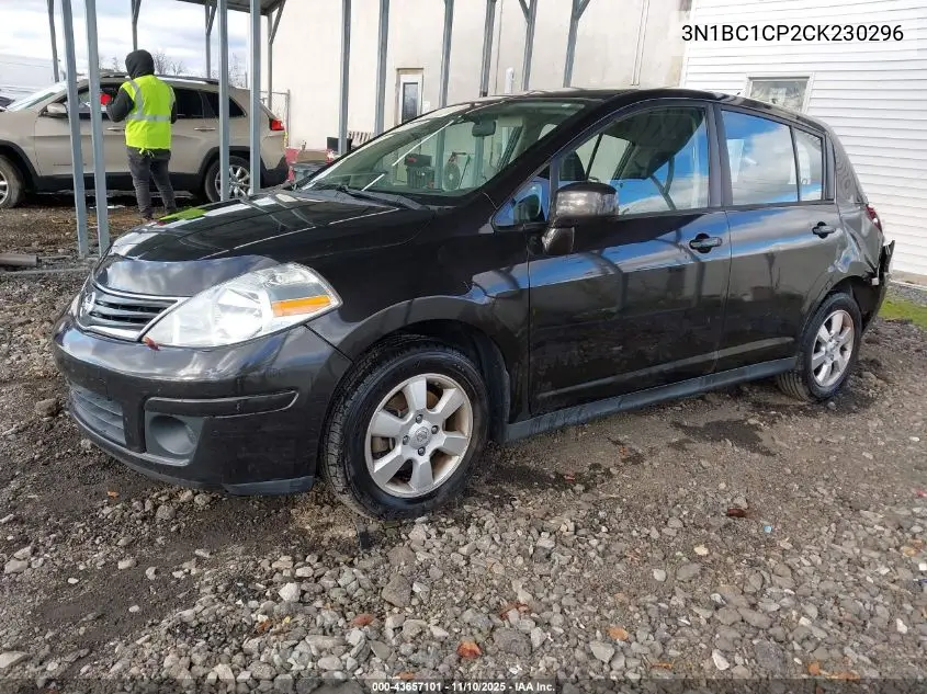 3N1BC1CP2CK230296 2012 Nissan Versa 1.8 S