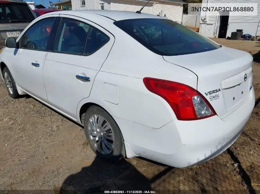 3N1CN7AP3CL868880 2012 Nissan Versa 1.6 Sv