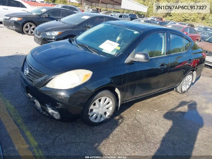 3N1CN7AP6CL917327 2012 Nissan Versa 1.6 S