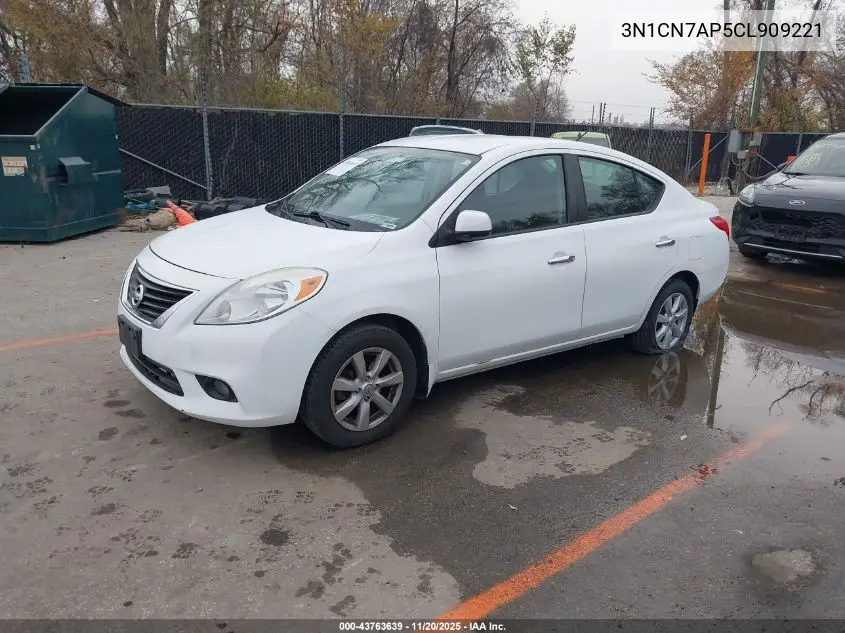 3N1CN7AP5CL909221 2012 Nissan Versa 1.6 Sl