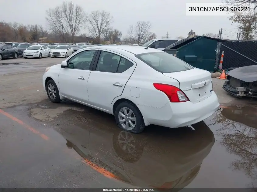 3N1CN7AP5CL909221 2012 Nissan Versa 1.6 Sl