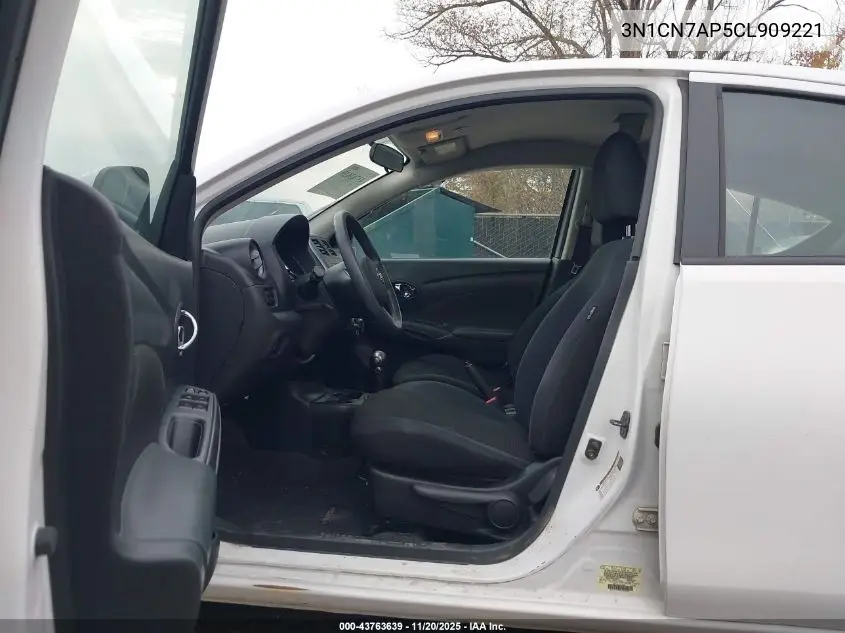 3N1CN7AP5CL909221 2012 Nissan Versa 1.6 Sl