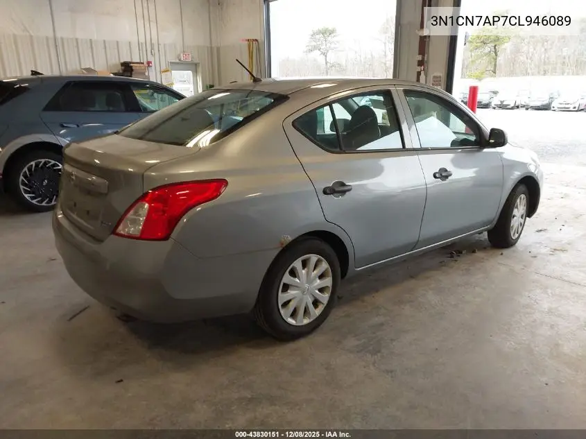 3N1CN7AP7CL946089 2012 Nissan Versa 1.6 S