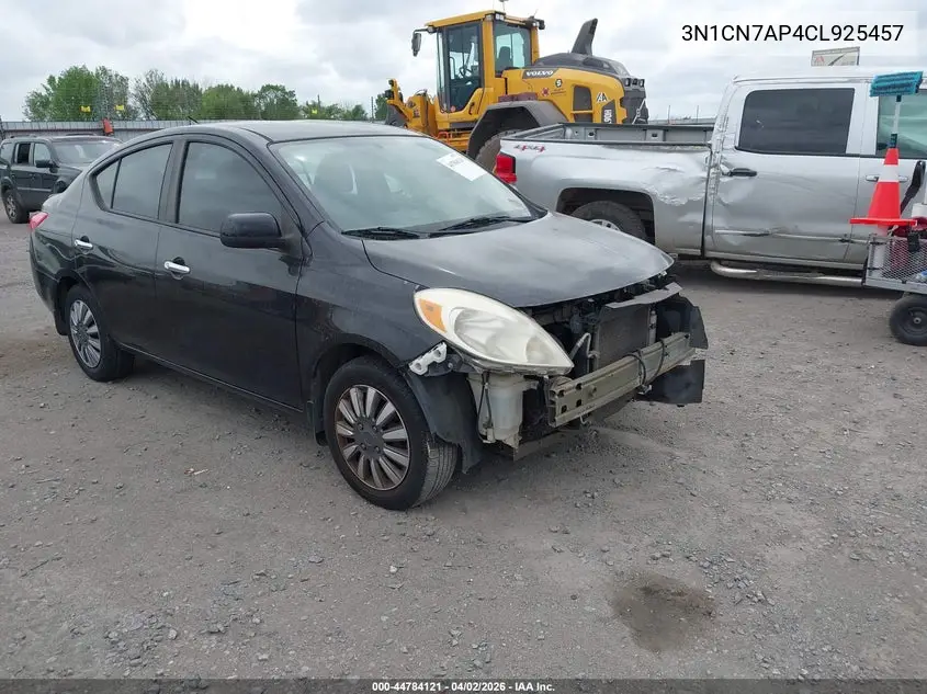 3N1CN7AP4CL925457 2012 Nissan Versa 1.6 Sv