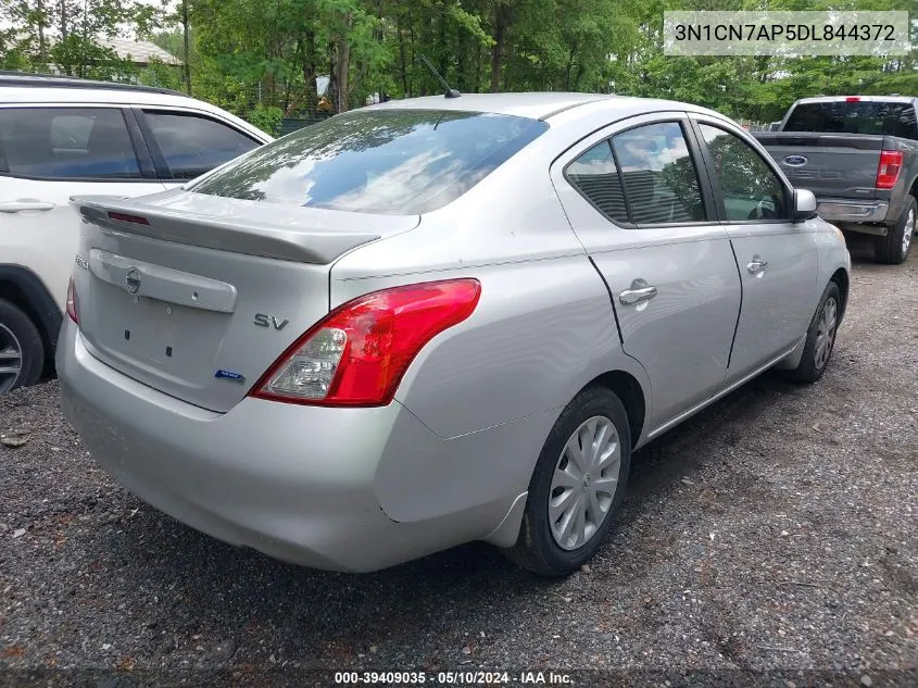 2013 Nissan Versa Sv VIN: 3N1CN7AP5DL844372 Lot: 37972855