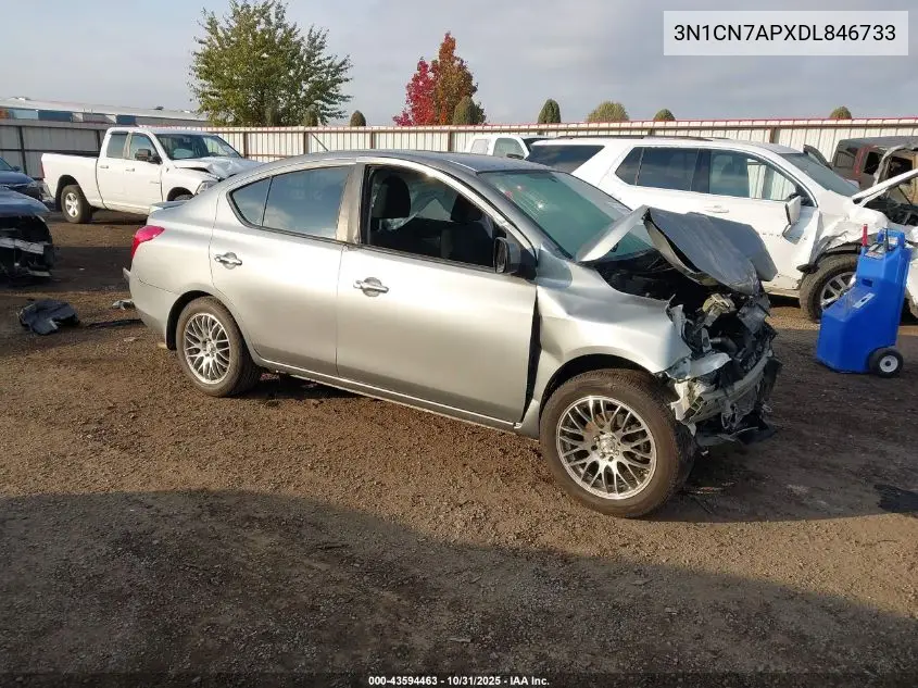 3N1CN7APXDL846733 2013 Nissan Versa 1.6 Sv