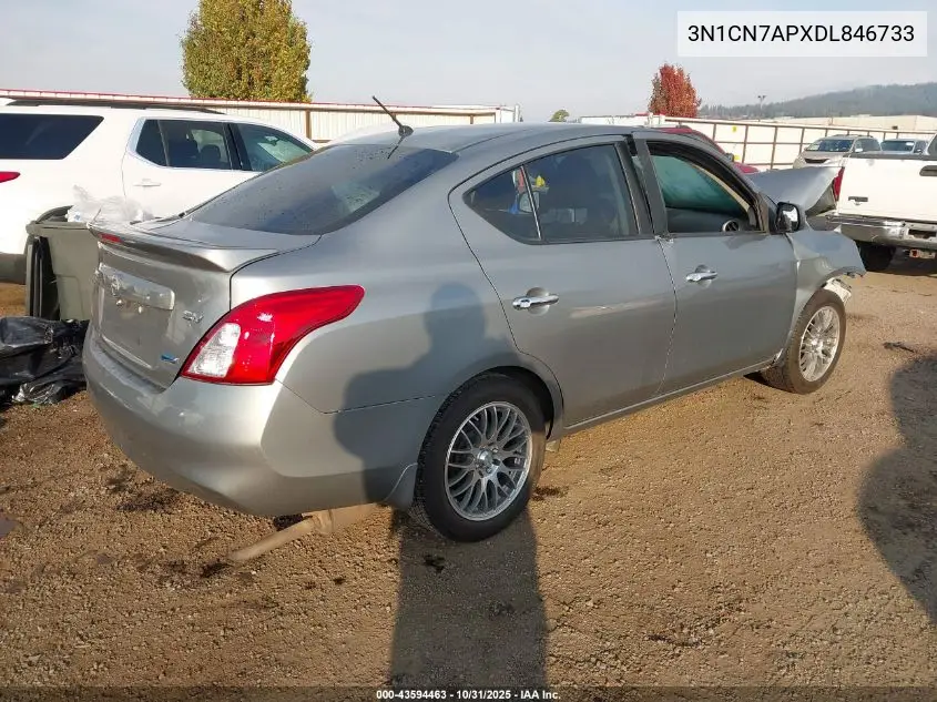 3N1CN7APXDL846733 2013 Nissan Versa 1.6 Sv