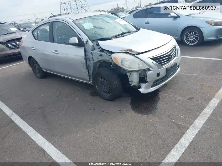 3N1CN7AP8DL860937 2013 Nissan Versa 1.6 Sv