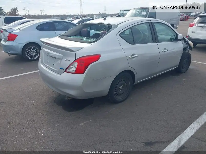 3N1CN7AP8DL860937 2013 Nissan Versa 1.6 Sv