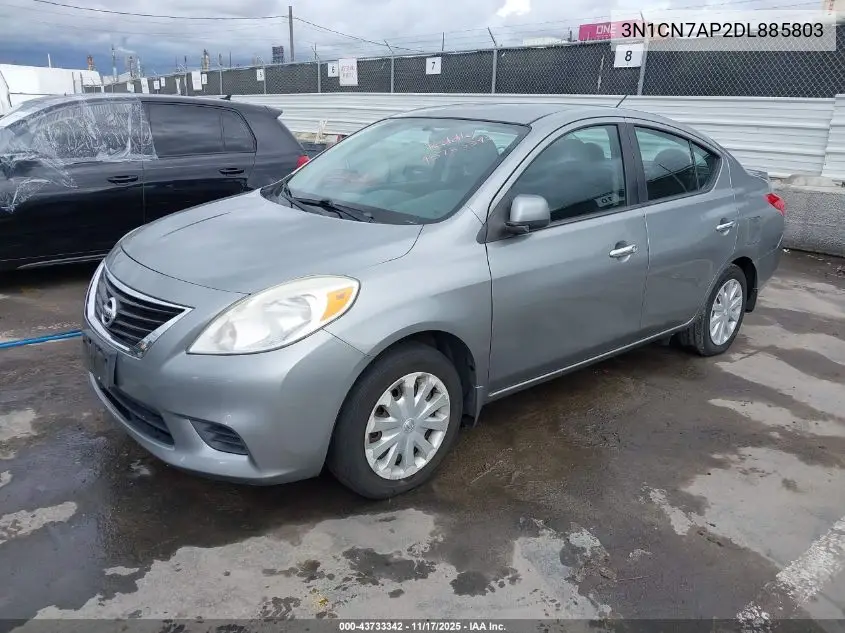 3N1CN7AP2DL885803 2013 Nissan Versa 1.6 Sv