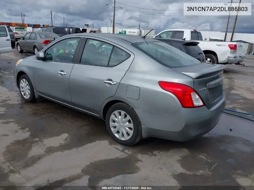 3N1CN7AP2DL885803 2013 Nissan Versa 1.6 Sv