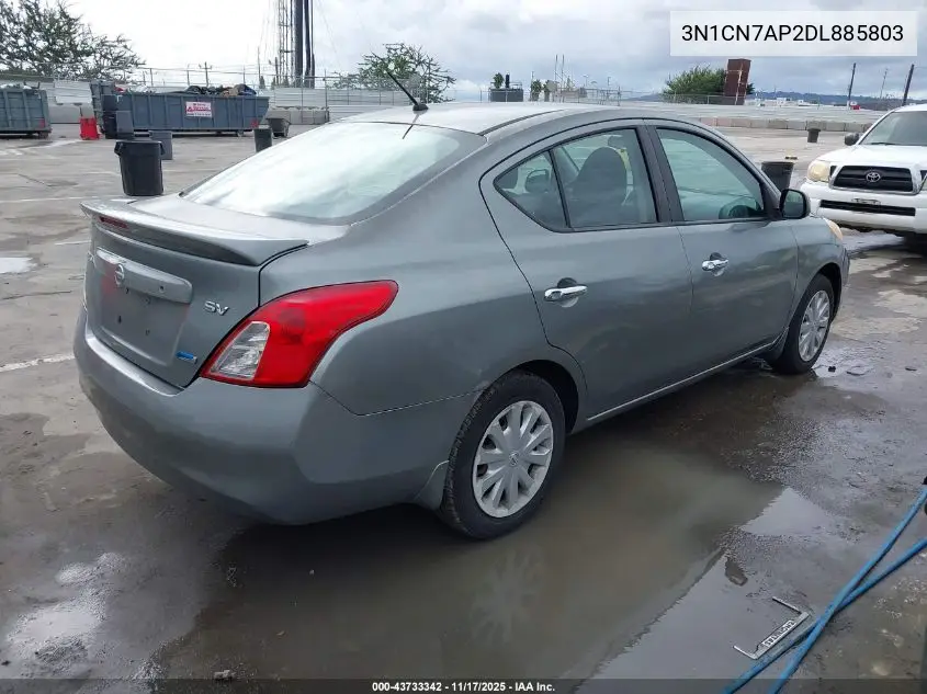 3N1CN7AP2DL885803 2013 Nissan Versa 1.6 Sv