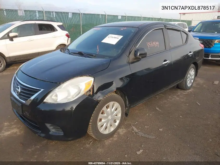 3N1CN7APXDL878517 2013 Nissan Versa 1.6 Sv