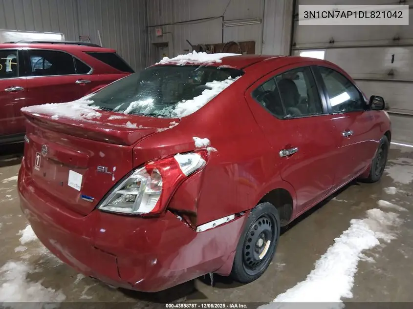 3N1CN7AP1DL821042 2013 Nissan Versa 1.6 Sl
