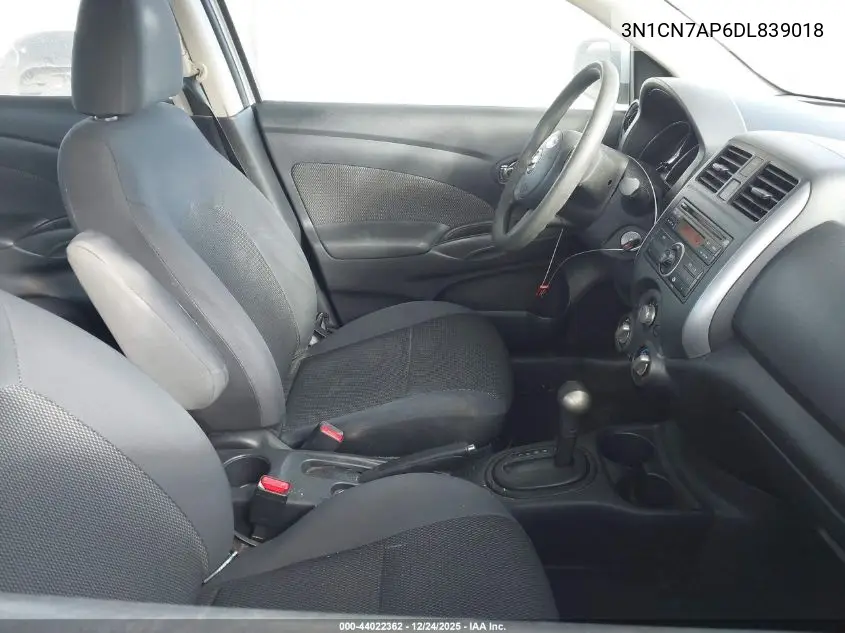 3N1CN7AP6DL839018 2013 Nissan Versa 1.6 Sv