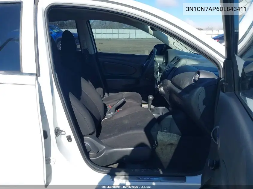 3N1CN7AP6DL843411 2013 Nissan Versa 1.6 S