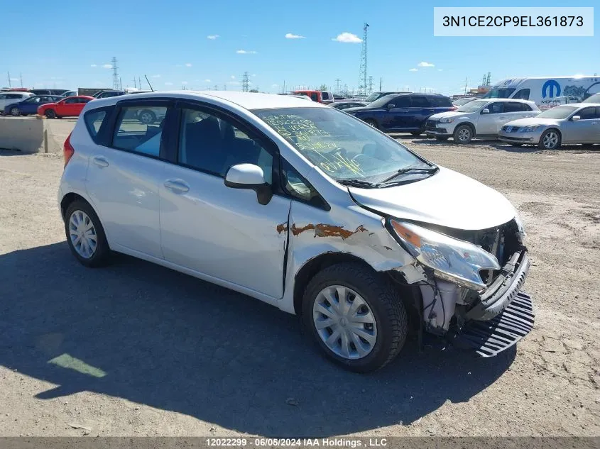 2014 Nissan Versa Note S/S Plus/Sv/Sl VIN: 3N1CE2CP9EL361873 Lot: 12022299