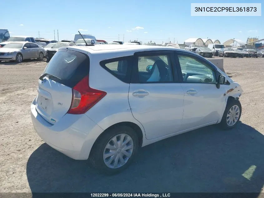 3N1CE2CP9EL361873 2014 Nissan Versa Note S/S Plus/Sv/Sl