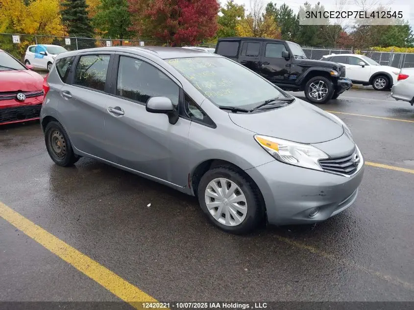 3N1CE2CP7EL412545 2014 Nissan Versa Note S/S Plus/Sv/Sl