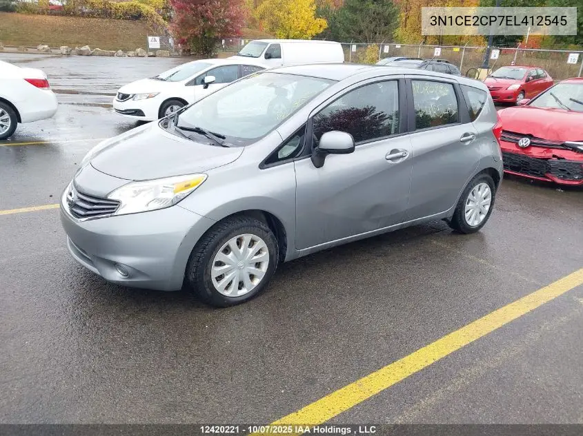 3N1CE2CP7EL412545 2014 Nissan Versa Note S/S Plus/Sv/Sl