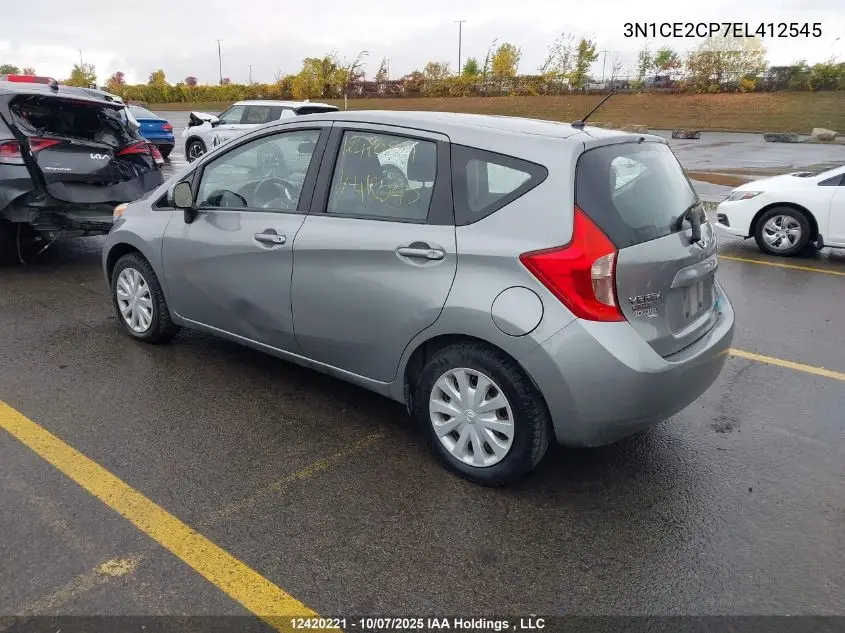 3N1CE2CP7EL412545 2014 Nissan Versa Note S/S Plus/Sv/Sl