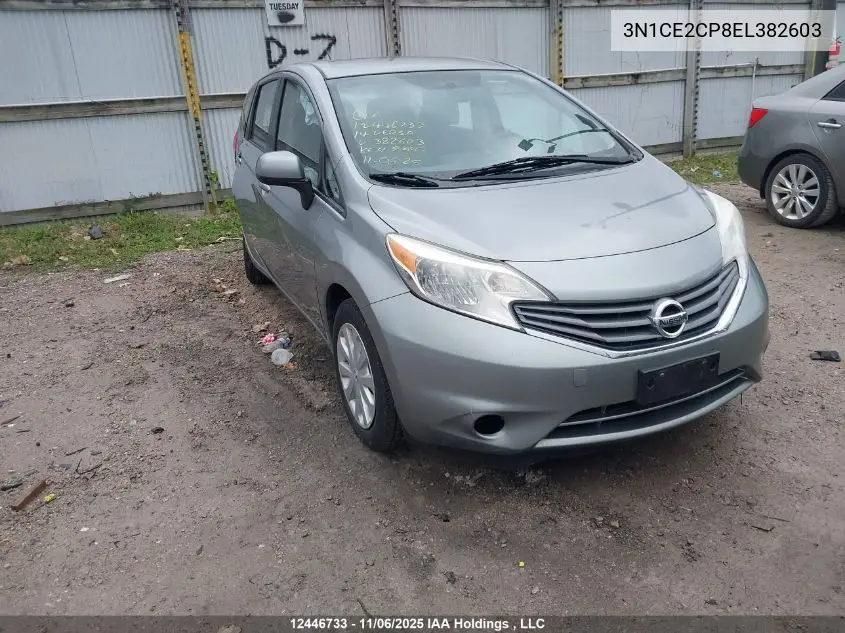 3N1CE2CP8EL382603 2014 Nissan Versa Note S/S Plus/Sv/Sl