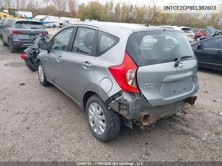 3N1CE2CP8EL382603 2014 Nissan Versa Note S/S Plus/Sv/Sl