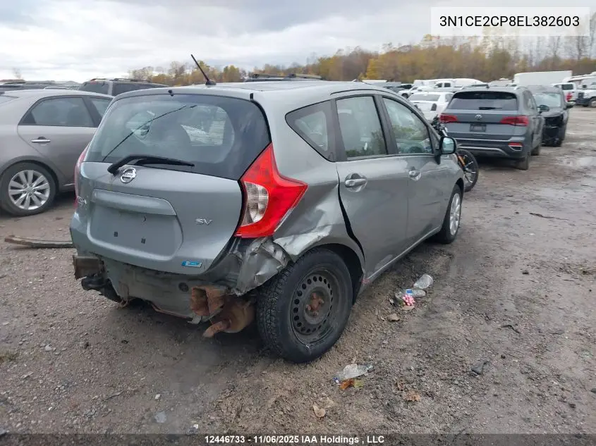 3N1CE2CP8EL382603 2014 Nissan Versa Note S/S Plus/Sv/Sl