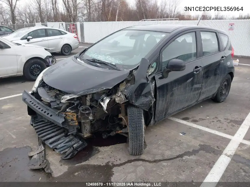 3N1CE2CP9EL356964 2014 Nissan Versa Note 1.6 S/1.6 Sl/1.6 Sv