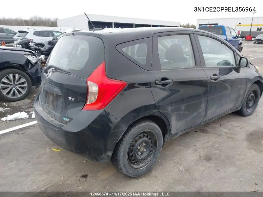 3N1CE2CP9EL356964 2014 Nissan Versa Note 1.6 S/1.6 Sl/1.6 Sv