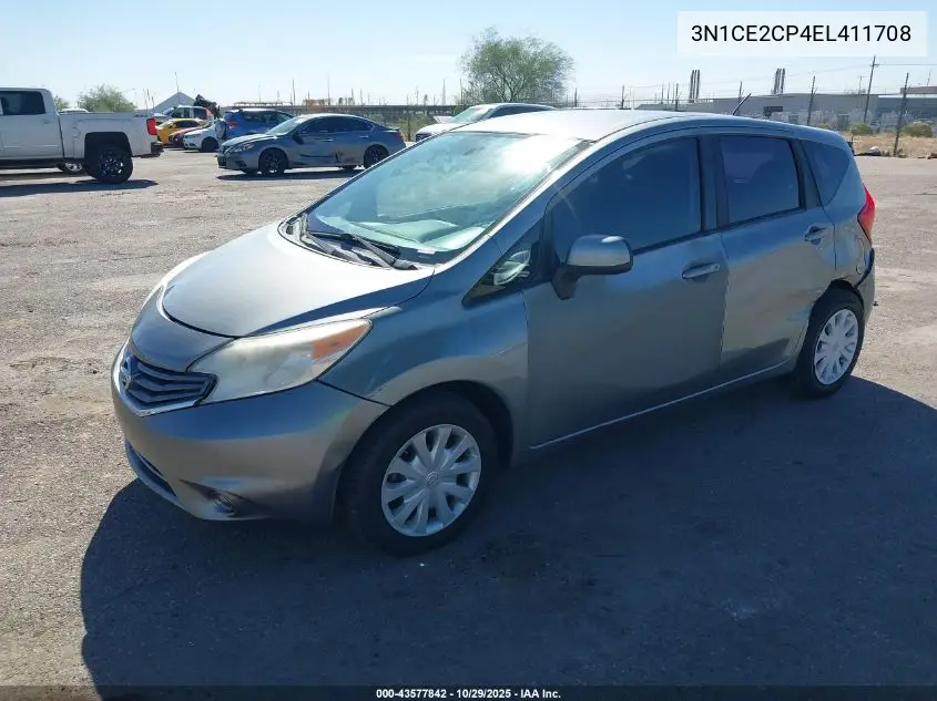 3N1CE2CP4EL411708 2014 Nissan Versa Note S (Sr)/S Plus/Sv