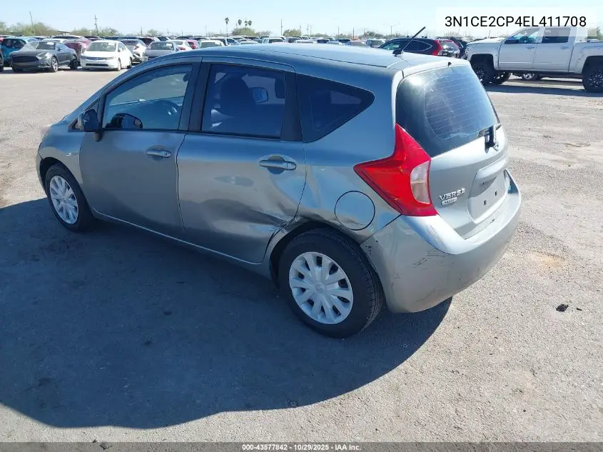 3N1CE2CP4EL411708 2014 Nissan Versa Note S (Sr)/S Plus/Sv