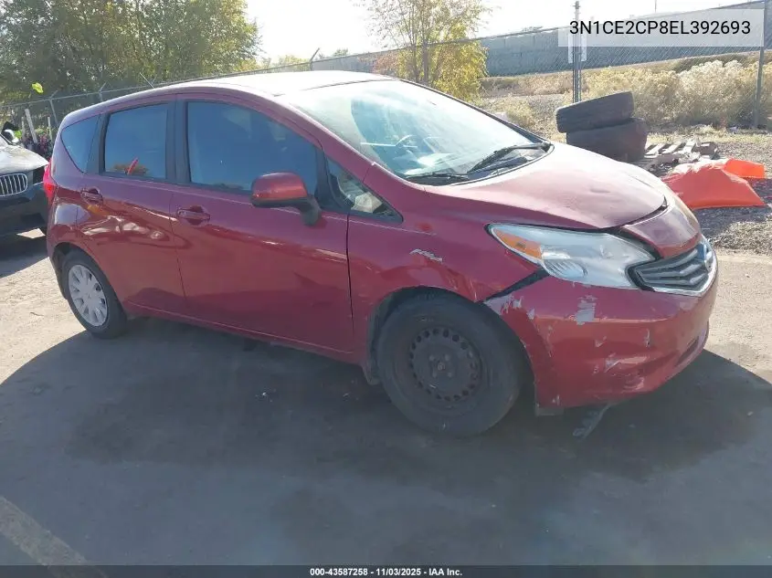 3N1CE2CP8EL392693 2014 Nissan Versa Note S Plus