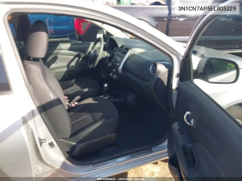 3N1CN7AP5EL805329 2014 Nissan Versa 1.6 Sv