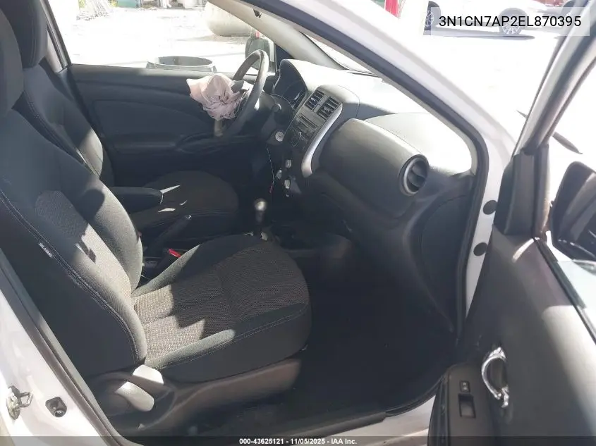 3N1CN7AP2EL870395 2014 Nissan Versa 1.6 S/1.6 S+/1.6 Sl/1.6 Sv