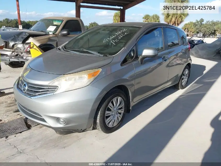 3N1CE2CP2EL425784 2014 Nissan Versa Note S Plus