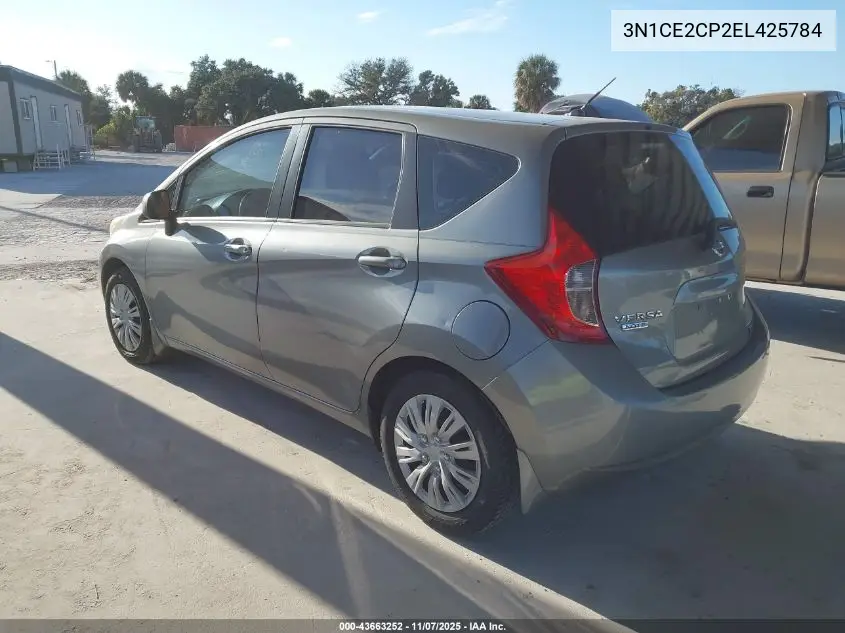 3N1CE2CP2EL425784 2014 Nissan Versa Note S Plus