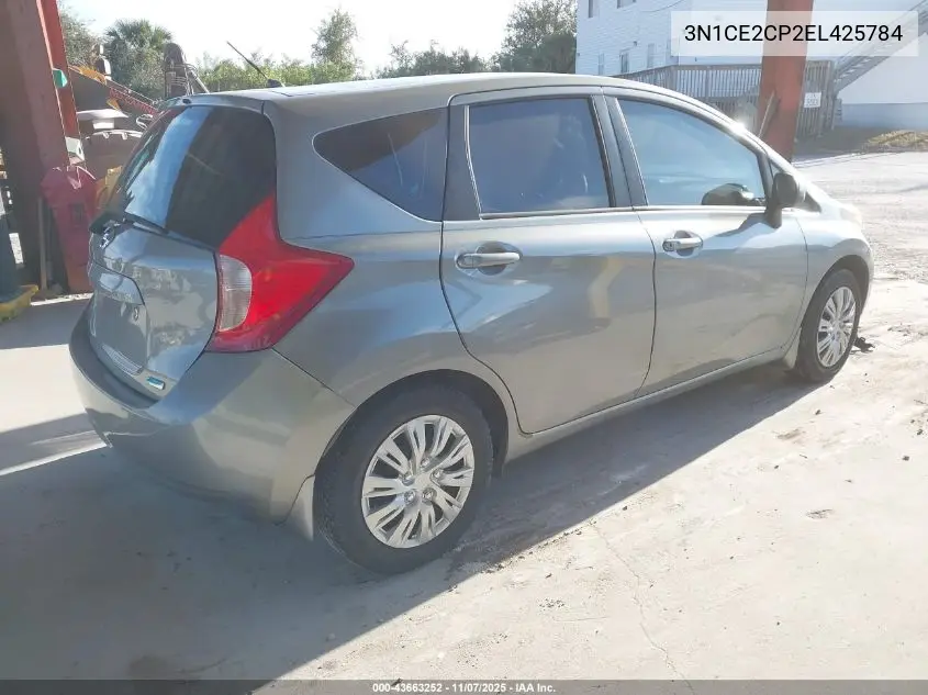 3N1CE2CP2EL425784 2014 Nissan Versa Note S Plus