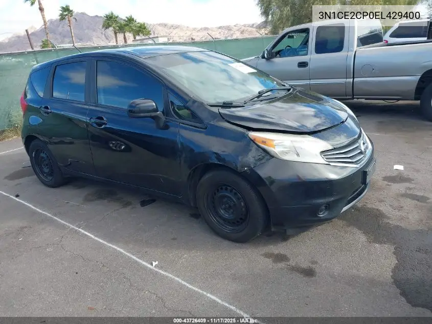 3N1CE2CP0EL429400 2014 Nissan Versa Note Sv